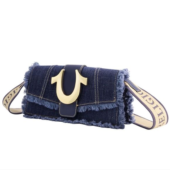 NEW True Religion Denim Crossbody Handbag - Picture 3 of 5